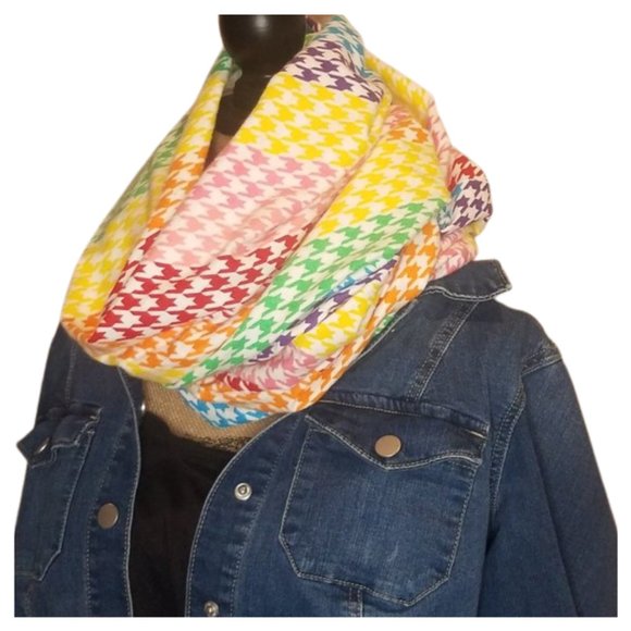 Rainbow Infinity Scarf - Picture 1 of 5